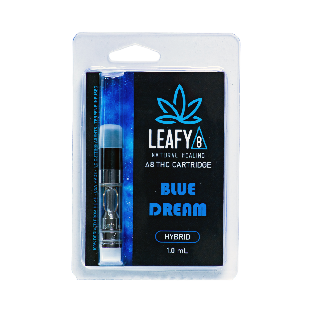 Delta 8 THC Vape Cartridge - Blue Dream - Leafy8 Delta-8 THC & HHC 