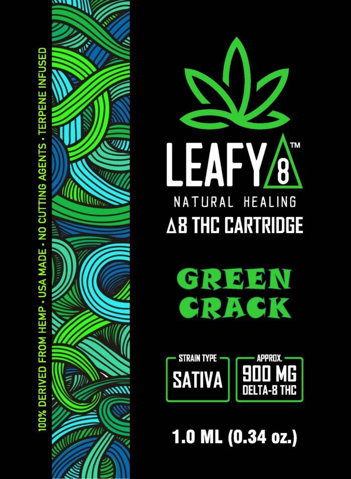 Delta-8 THC Vape Cartridge: Green Crack