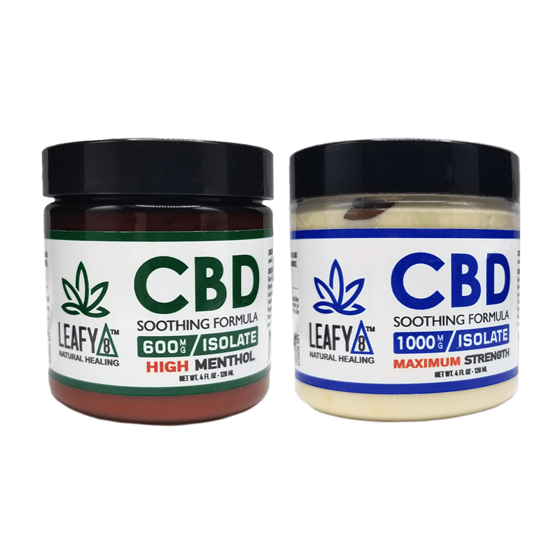 CBD Isolate Creams - Leafy8 Brand