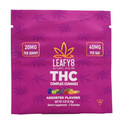 Leafy8 Delta-9 THC Complex Gummies - 2 Pack Variety - Assorted Flavors
