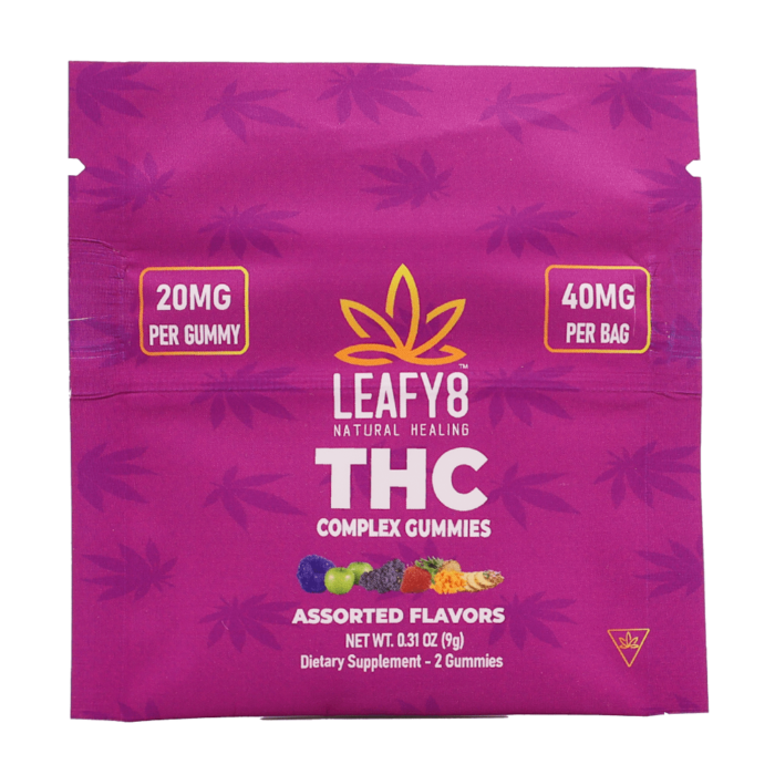 Leafy8 Delta-9 THC Complex Gummies - 2 Pack Variety - Assorted Flavors