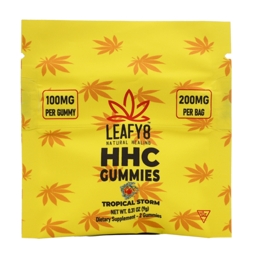 Leafy8 HHC Gummies - Tropical Storm Flavor - 2 Pack