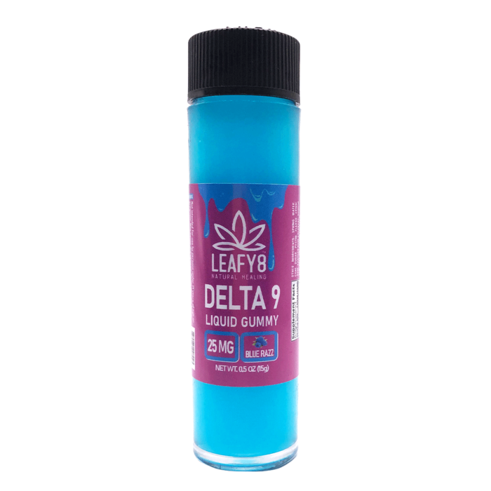 Delta 9 Blue Razz Liquid Gummy