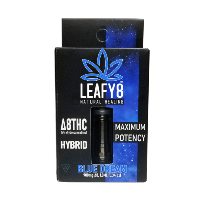 Leafy8 Delta-8 THC Vape Cartridge: Blue Dream