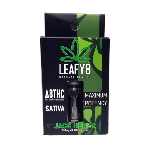 Leafy8 Delta-8 THC Vape Cartridge: Jack Herer