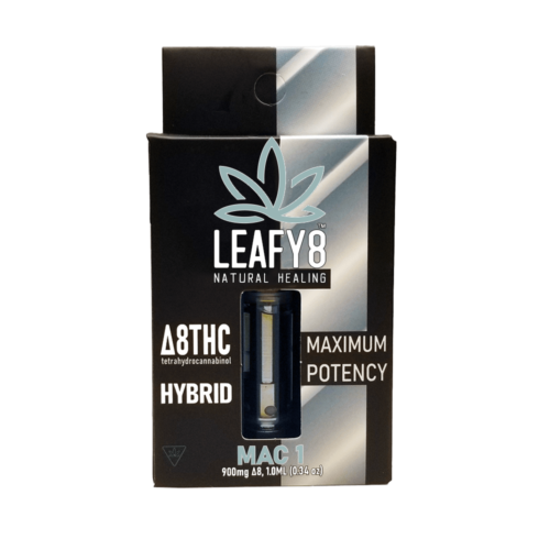 Leafy8 Delta-8 THC Vape Cartridge: Mac 1