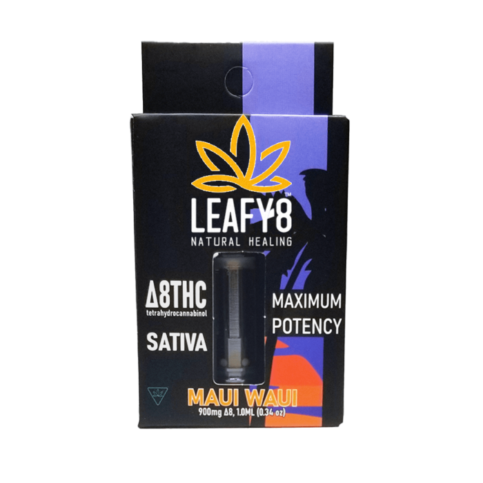 Leafy8 Delta-8 THC Vape Cartridge: Maui Waui