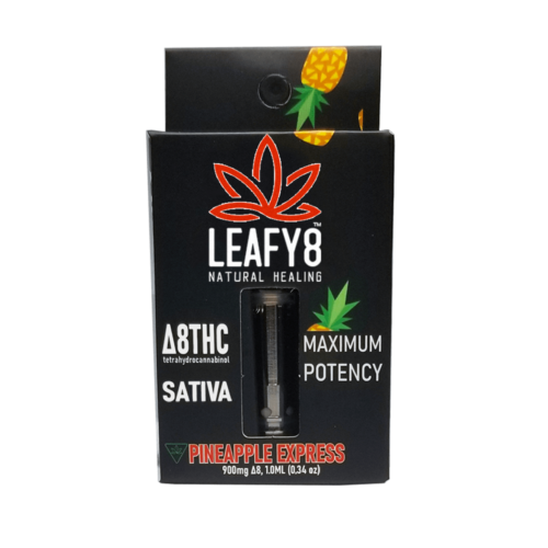Leafy8 Delta-8 THC Vape Cartridge: Pineapple Express