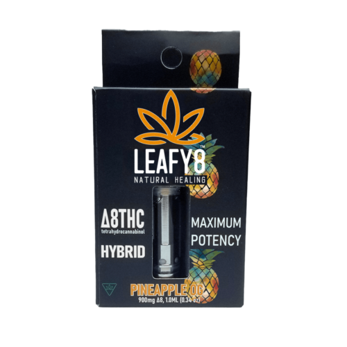 Leafy8 Delta-8 THC Vape Cartridge: Pineapple OG