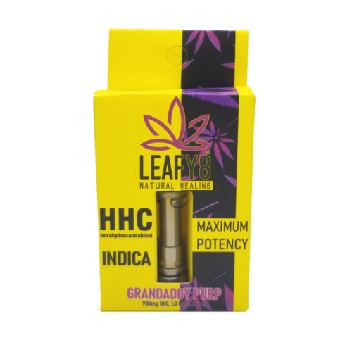 Leafy8 HHC Vape Cartridge: Grandaddy Purp