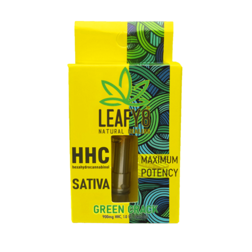 Leafy8 HHC Vape Cartridge: Green Crack