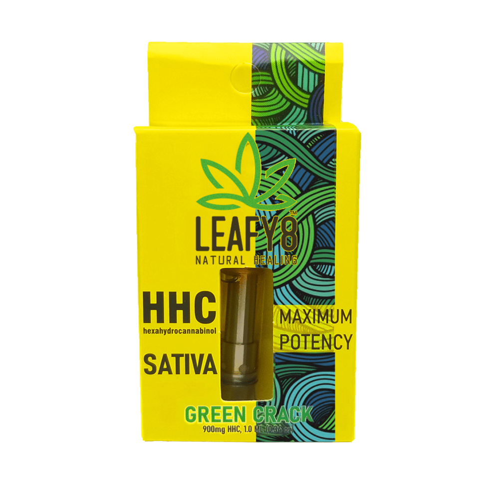 HHC Vape Cartridge - Green Crack - Leafy8 Delta-9 THC, Delta-8 THC & HHC  Products