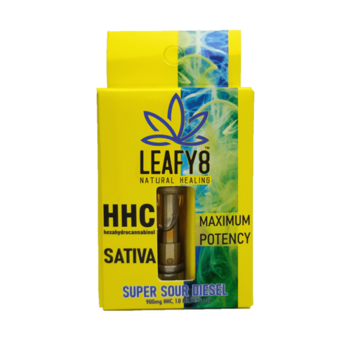 Leafy8 HHC Vape Cartridge: Super Sour Diesel