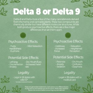 Delta 8 vs Delta 9