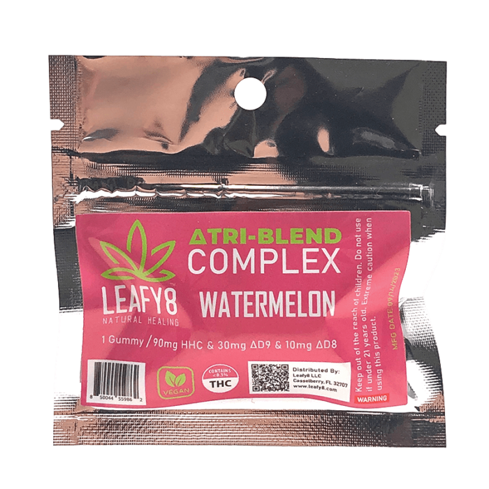 Leafy8 Tri-Blend Watermelon Gummies - 1ct / 130mg